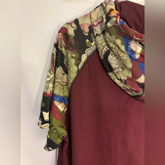 SWITCH Tee Shirt Hoodie MONEY‎ Metallic NOVUS ORDO SECLORUM SZ M - Picture 6 of 12